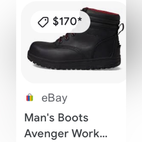 AVENGER Work Boots Reflex LIKE NEW CONDITION! Sz 7 Women’s M, With SAFETY TOECAP - Picture 13 of 13